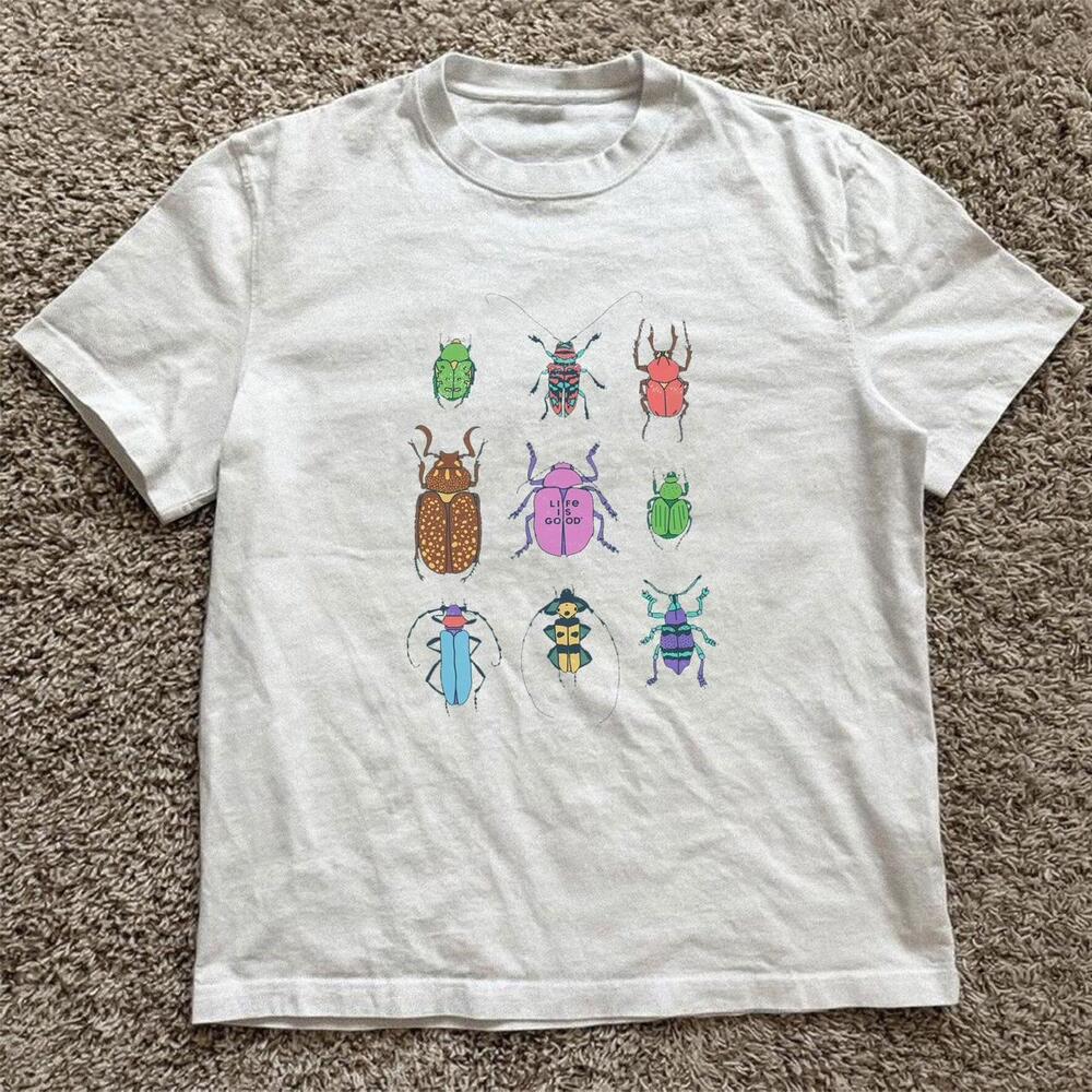 White Bug Colorful Tee